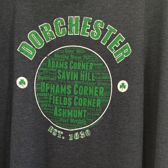 Dorchester T-shirt, 3X, Super Soft, Boston, Massachusetts, Irish, NWT - Picture 1 of 9